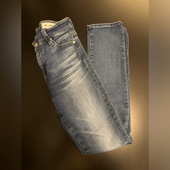 AG Denim Mari High-Rise Slim Straight Jeans - Size 25R - Picture 7 of 8